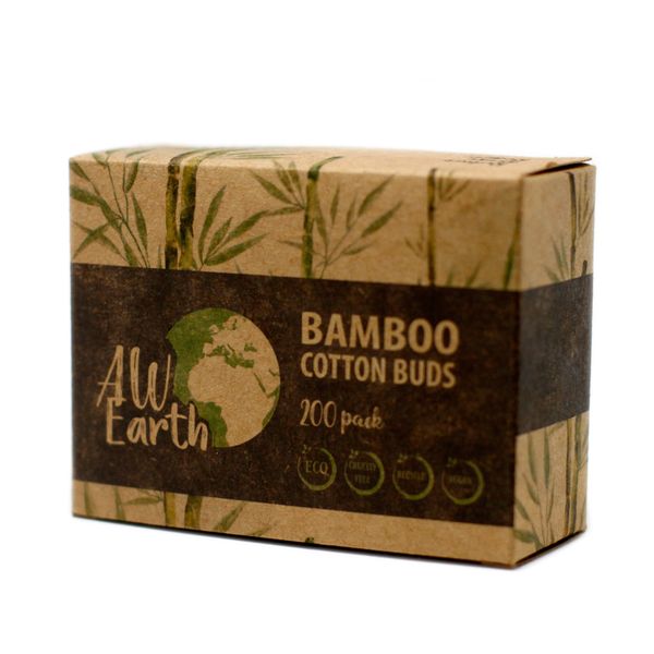 Box se 200ks Bambusových Vatových Tyčinek