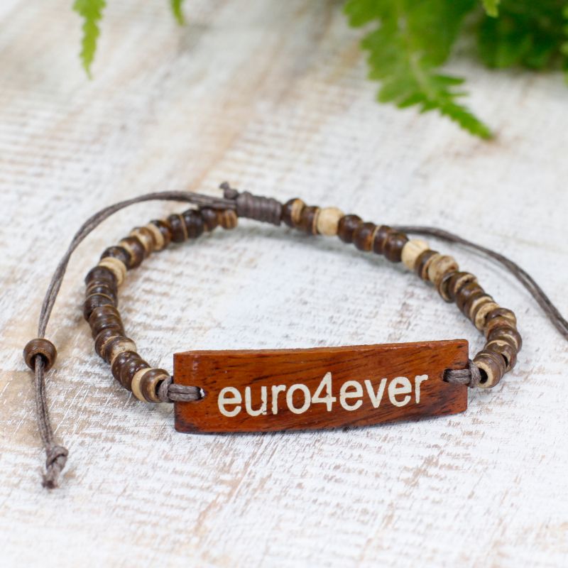 Kokosové Náramky se Sloganem - Euro4Ever