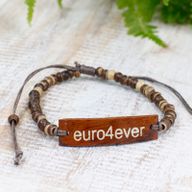 Kokosové Náramky se Sloganem - Euro4Ever