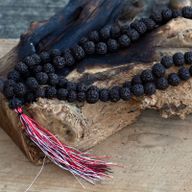 108 Rudraksha Mala - Tmavý
