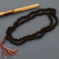 108 Rudraksha Mala - Tmavý
