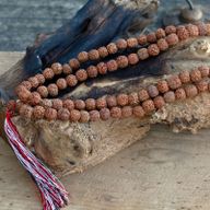 108 Rudraksha Mala - Přírodní