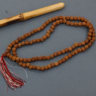 108 Rudraksha Mala - Přírodní