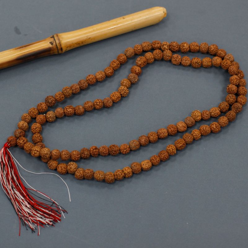 108 Rudraksha Mala - Přírodní