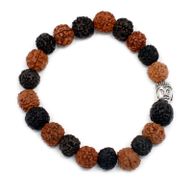 Rudraksha Buddha Mala Náramek - Mix