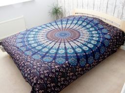 Bavlněný Přehoz na Postel (Velký) - Klasická Mandala