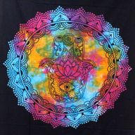 Bavlněný Přehoz na Postel (Malý) - Hamsa