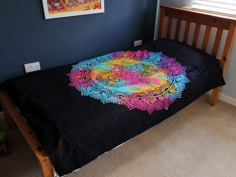 Bavlněný Přehoz na Postel (Malý) - Hamsa
