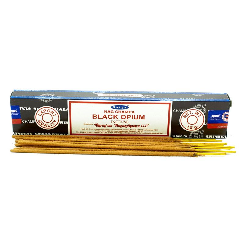Vonné Tyčinky Satya - 15g - Černé Opium