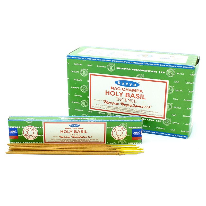 Vonné Tyčinky Satya - 15g - Svatá Bazalka