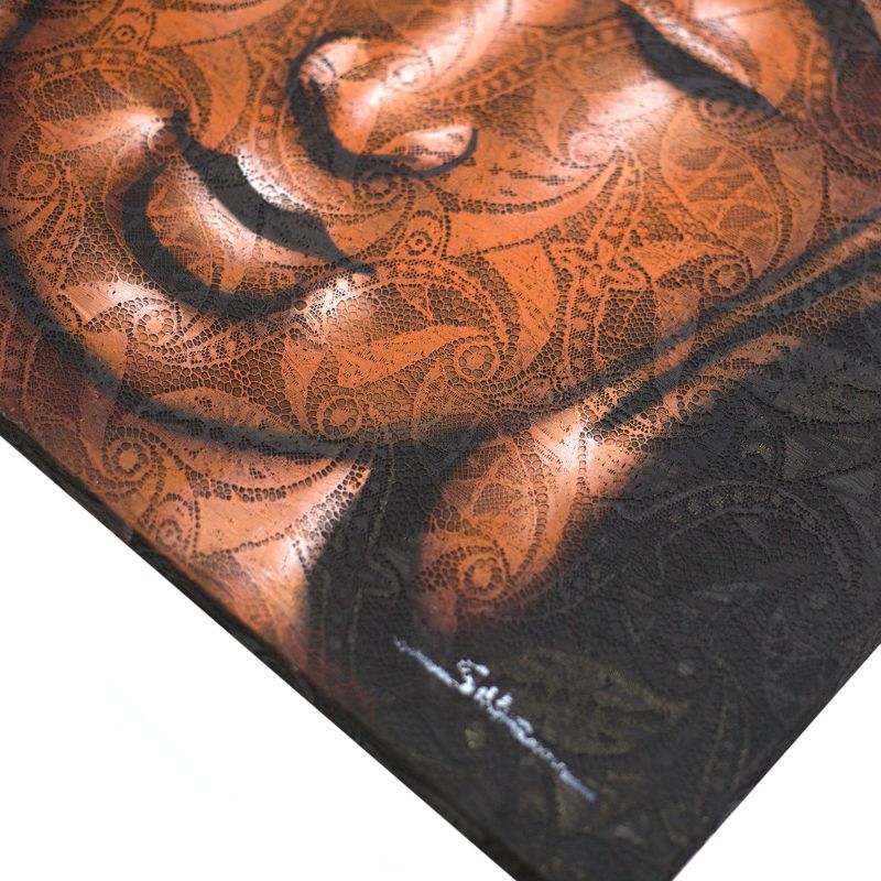 Obraz Buddhu - Detail Měděného Brokátu