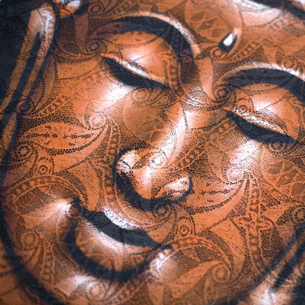 Obraz Buddhu - Detail Měděného Brokátu