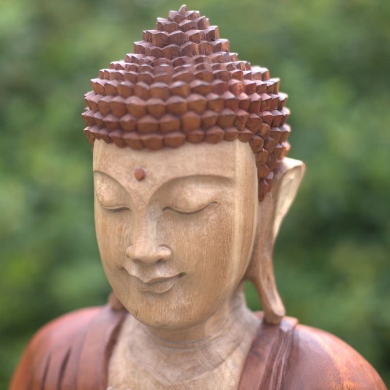 Ručně Vyřezávaná Socha Buddhy - Učení Přenosu - 60cm