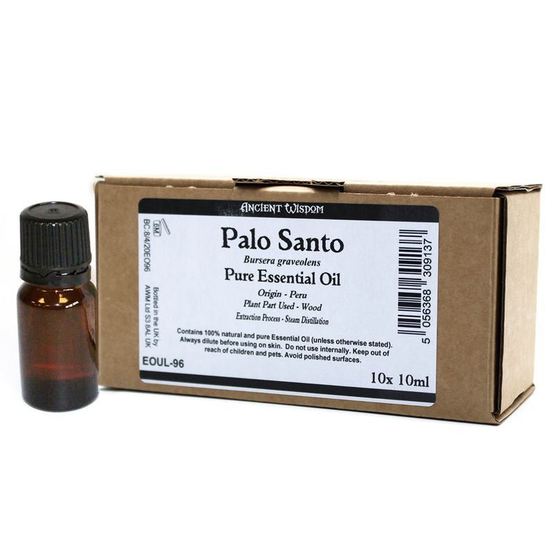 10ml Palo Santo Esenciální Olej bez Etikety