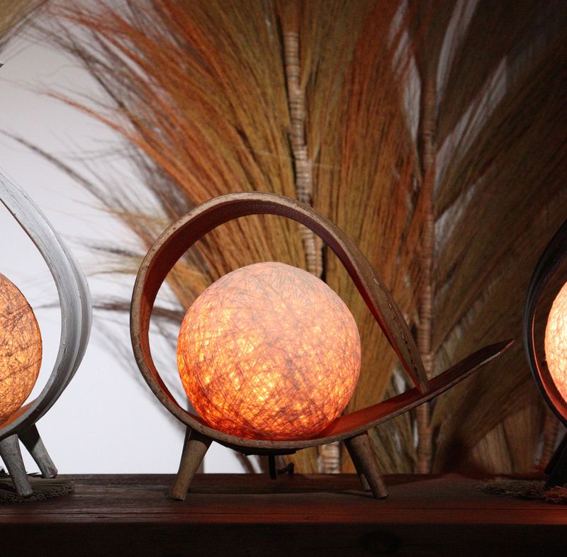 Přírodní Kokosová Lampa - Přírodní Slučka