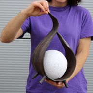 Přírodní Kokosová Lampa - Čokoládová
