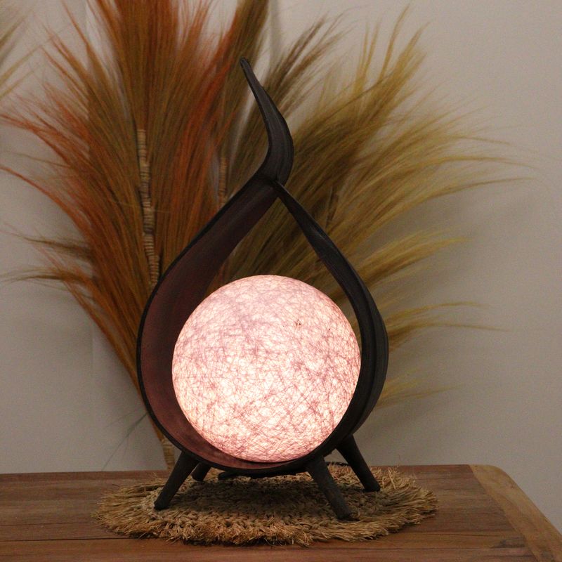 Přírodní Kokosová Lampa - Čokoládová