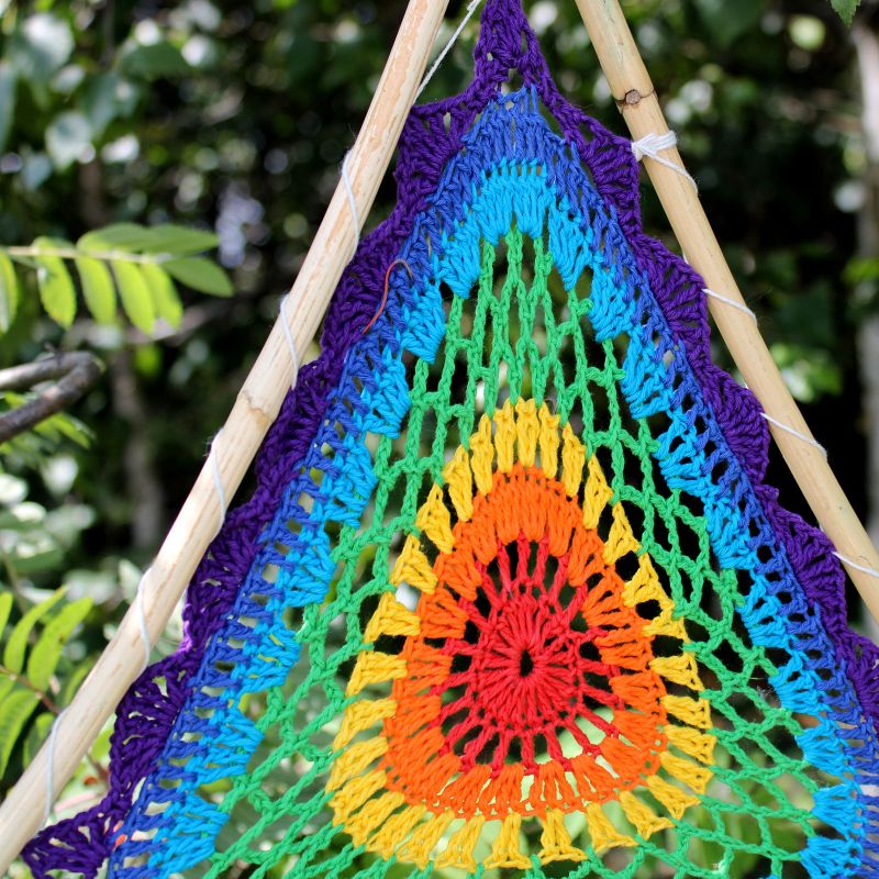 Lapač Snů Bali - Velká Barevná Pyramida