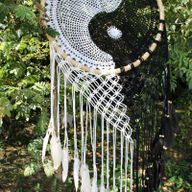 Lapač Snů Bali - Extra velký Yin Yang 50cm