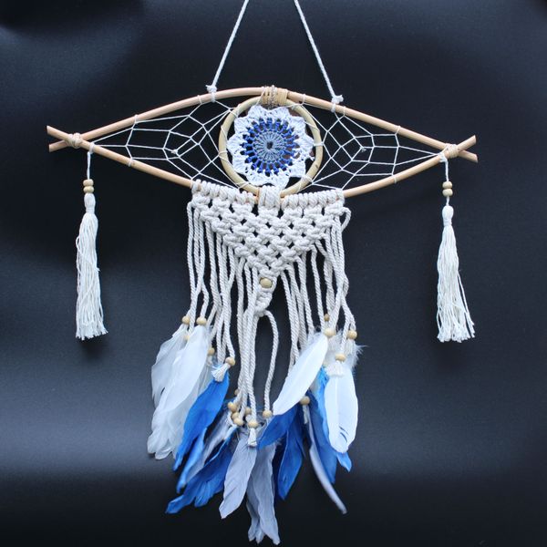 Ochranný Lapač Snů - Malý - Macramé Oko - Různé Barvy