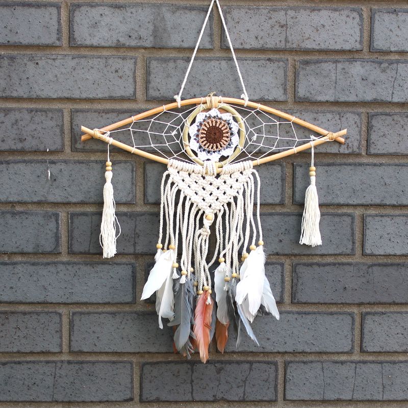 Ochranný Lapač Snů - Malý - Macramé Oko - Různé Barvy