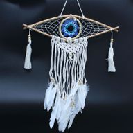 Ochranný Lapač Snů - Malý - Macramé Oko - Různé Barvy