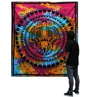 Bavlněný Přehoz na Postel (Velký) - Hamsa