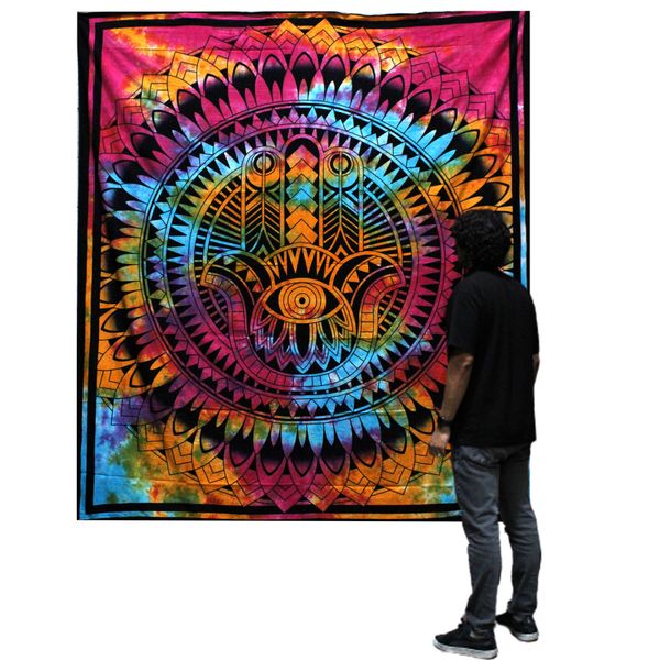Bavlněný Přehoz na Postel (Velký) - Hamsa