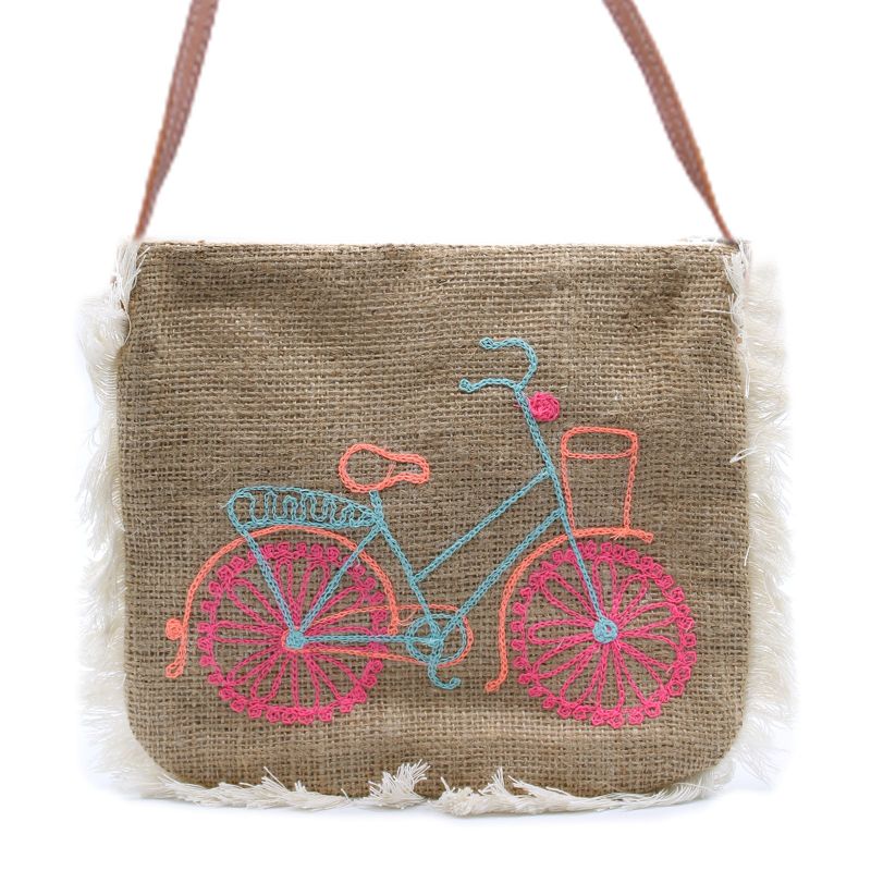 Taška s Třásněmi - Bicykl (Vyšívané)