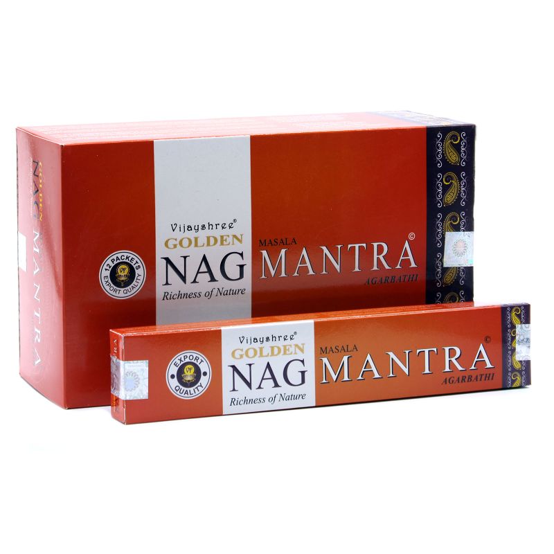 15g Vonné Tyčinky Zlaté Nag - Mantra