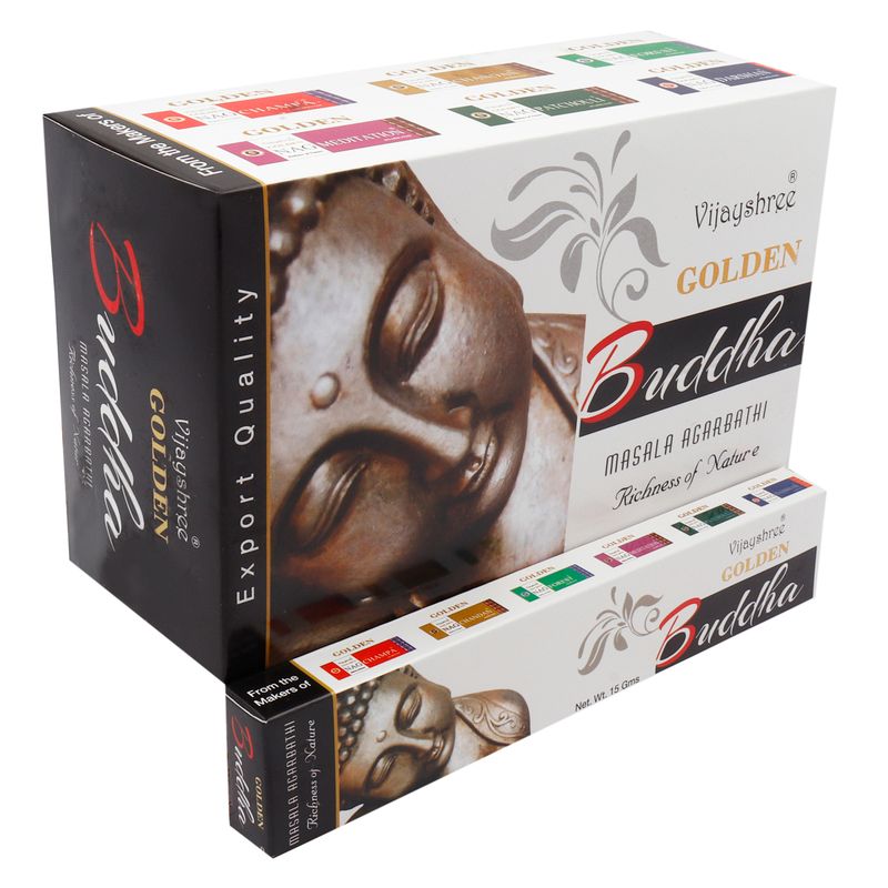 15g Vonné Tyčinky Zlaté Nag - Buddha