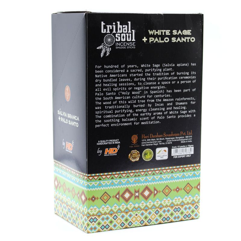 Tribal Vonné Tyčinky - Šalvěj Bílá a Palo Santo