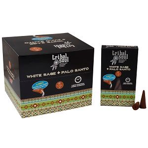 Tribal Vonné Kužele - Bílá Šalvěj a Palo Santo