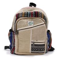 Malý Konopný Batoh - Zig Zag Zip Styl