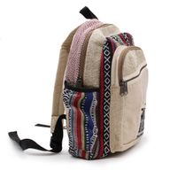 Malý Konopný Batoh - Zig Zag Zip Styl