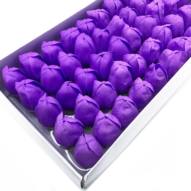 Mýdlové Květy - Střední Tulipán - Fialový