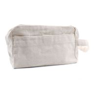 Přírodní Bavlněné Toaletní Tašky 10oz - 20x12x6cm