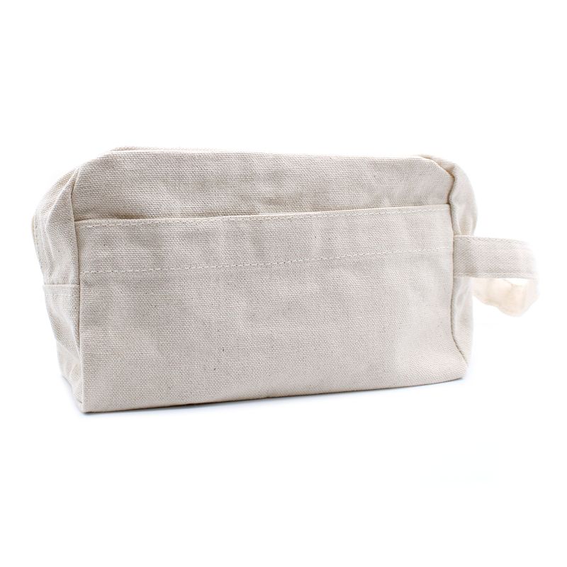 Přírodní Bavlněné Toaletní Tašky 10oz - 20x12x6cm