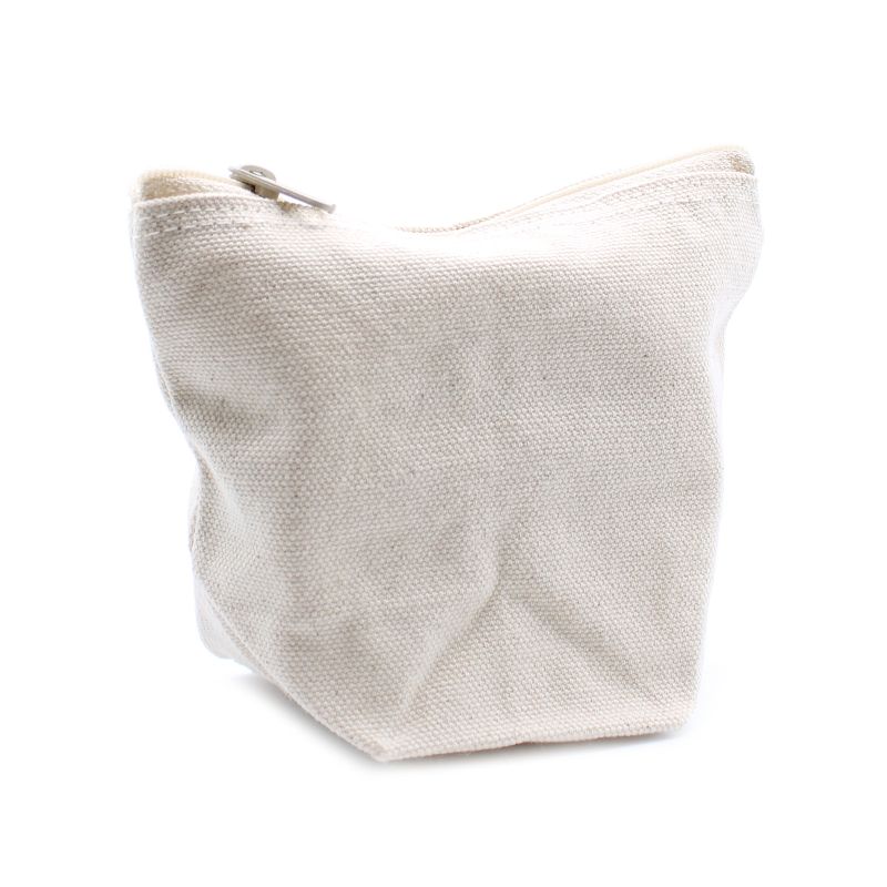 Přírodní Bavlněné Toaletní Tašky 10oz - 12x14x7cm