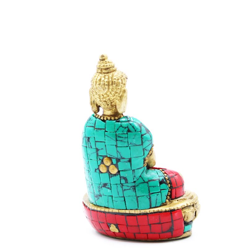Mosazná Soška Buddhy - Amitabha - 9.5 cm