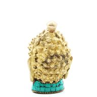 Mosazná Soška Buddhy - Střední Hlava - 8 cm