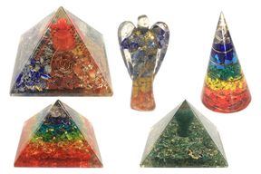 Orgonite Pyramid - Tyrkys a Černý Turmalín - 70 mm
