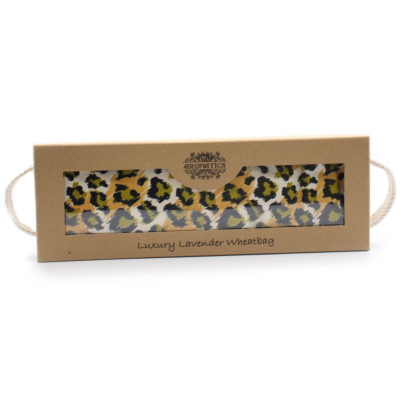 Levandulově-Pšeničný Terapeutický Polštář - Noční Leopard