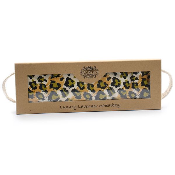 Levandulově-Pšeničný Terapeutický Polštář - Noční Leopard