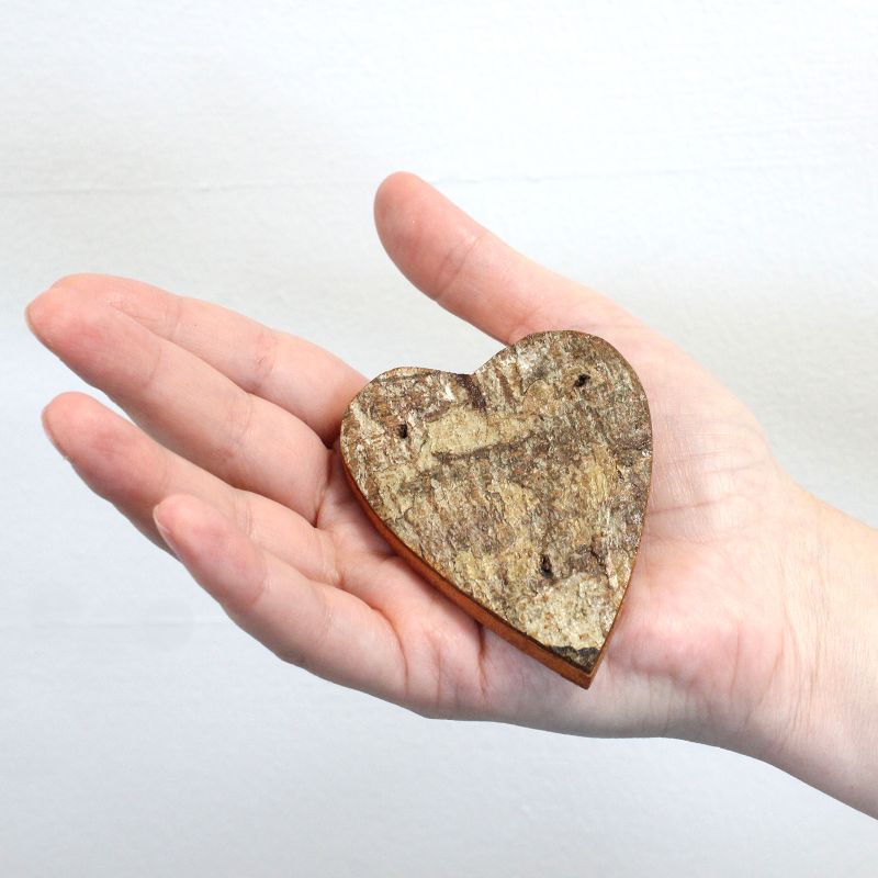 Rudá Písmena - Rustikální Kůra - LOVE  (4x3)