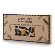 Levandulovo-Pšeničký Terapeutický Polštářek na Oči - Noční Leopard