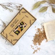 Levandulovo-Pšeničký Terapeutický Polštářek na Oči - Noční Leopard