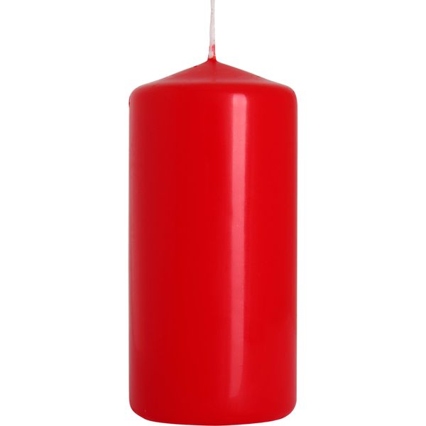 Sloupová Svíčka 50x100mm - Červená