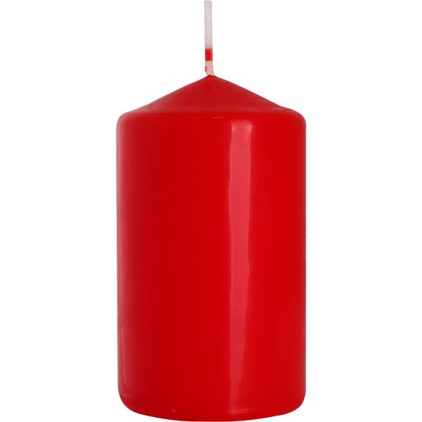 Sloupová Svíčka 60x100mm - Červená