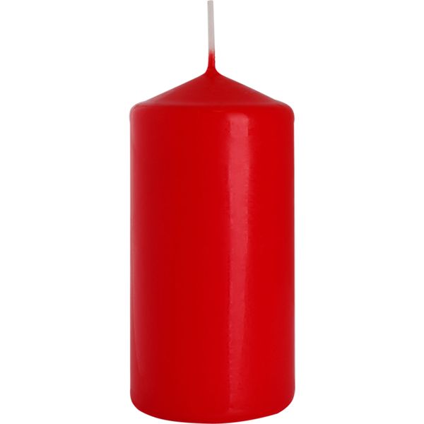 Sloupová Svíčka 60x120mm - Červená